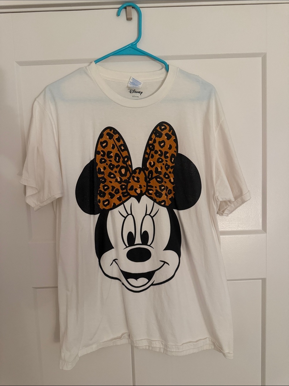 Disney Minnie Mouse Leopard Bow Tee